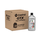 Castrol, GTX, Full Synthetic Motor Oil, 0W-20, Advanced Engine Protection, 1 qt (6 Pack)