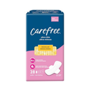 Carefree, Menstrual Pads, Ultra Thin Regular With Wings, 28 ct (4 Pack)