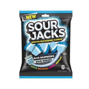 Sour Jacks, Blue Raspberry Sour Wedges, Peg Bag, 5 oz (12 Pack)