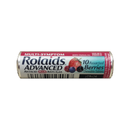 Rolaids, Antacid Chewable Tablets, Advanced, Berry Mix, Roll, 10 ct (12 Pack)