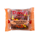 David's, Brownie Peanut Butter Individually Wrapped, 4 oz (48 Pack)
