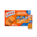 Lance, Toast Chee Crackers, Peanut Butter, 15.1 oz (14 Pack)
