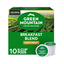 Green Mountain, K-Cup Pods, Breakfast Blend, 10 ct (6 Pack)