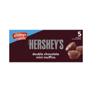 Mrs. Freshley's, Hershey Mini Muffin Double Chocolate, 1.65 oz (5 Pack)