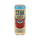 SToK, Cold Brew Energy Coffee, Vanilla Cream, 11 oz (12 Pack)