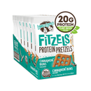 Lenny & Larry's, Fitzels Protein Pretzel Snacks, Cinnamon Bun, 3 oz (8 Pack)