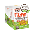 Lenny & Larry's, Fitzels Protein Pretzel Snacks, Chili Lime, 3 oz (8 Pack)