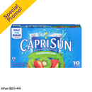 Capri Sun, Juice Drink, Strawberry Kiwi, 10 ct (4 Pack)