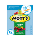 Mott's, Fruit Flavored Snacks, Assorted Fruit, 0.8 oz (90 Pack)