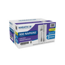 Marathon, 2-Ply, 1/8 Fold Dinner Napkins, White, 300 ct (3 Pack)