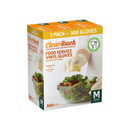 Clear Touch, Food Service Vinyl Gloves, Medium, 100 ct (3 Pack)