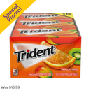 Trident, Sugar Free Gum, Tropical Twist, 14 ct (15 Pack)