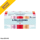 San Pellegrino, Essenza, Flavored Mineral Water, Variety Pack, 11.15 oz (24 Pack)