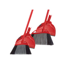 O'Cedar, PowerCorner, Broom & Dust Pan Set, Red (2 Pack)