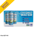 C2O, Coconut Water, Hydration Pack, 17.5 oz (15 Pack)