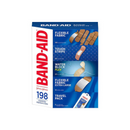 Band-Aid, Adhesive Bandages, Assorted, 198 ct (1 Pack)