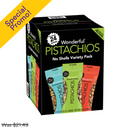 Wonderful, Pistachios, Variety Pack, 0.75 oz (24 Pack)