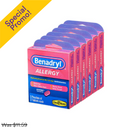 Benadryl, Allergy Tablets, 6 ct (6 Pack)