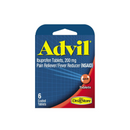 Advil, Ibuprofen Tablets, 6 ct (6 Pack)