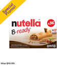 Nutella, B-Ready Bar, 0.7 oz (36 Pack)