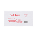 Vital International Solutions, Paper Food Tray, Red/White, 1 lb (4 Pack)