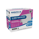 Marathon, 2-Ply, Interfold Dispenser Napkins, White, 250 ct (12 Pack)