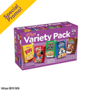 Kellogg's, Cereal Mini Box, Variety Pack, 25 ct (1 Pack)