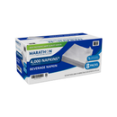 Marathon, 1-Ply, Beverage Napkins, White, 500 ct (8 Pack)