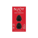 NJOY, Ace, Pod Rich Tobacco 5%, 2 ct (5 Pack)