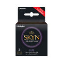 Skyn, Elite Condoms, Non-Latex, Lubricated, 3 ct (6 Pack)