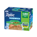 Ziploc, Grip 'n Seal Sandwich Bags, 480 ct (1 Pack)