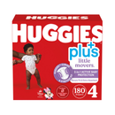 Huggies, Plus Little Movers Diapers, Disney Baby, Size 4, 180 ct (1 Pack)