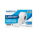 Marathon, 2-Ply, Bath Tissue, Jumbo Roll (6 Pack)