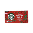 Starbucks, Holiday Blend Coffee, Medium Roast K-Cup Pods, 0.4 oz (72 Pack)