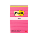 Post-It, Notes, Assorted Bright Colors, Lined, 100 ct (5 Pack)