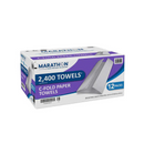 Marathon, 2-Ply, C-Fold Paper Towels, White, 200 ct (12 Pack)