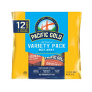 Pacific Gold, Original & Teriyaki, Variety Pack, 1.25 oz (12 Pack)