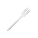 Vital International Solutions, Medium weight, Plastic Fork, White, 100 ct (10 Pack)