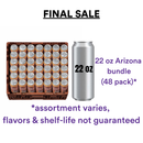 *FINAL SALE* CLOSEOUT Repacked Arizona, 22 oz (48 Pack)