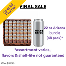 *FINAL SALE* CLOSEOUT Repacked Arizona, 22 oz (48 Pack)