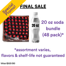 CLOSEOUT Repacked Soda, 20 oz (48 Pack)
