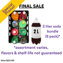 CLOSEOUT Repacked 2 Liter Soda, 2 l (8 Pack)