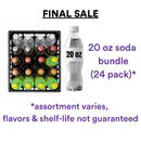 *FINAL SALE* CLOSEOUT Repacked Soda, 20 oz (24 Pack)