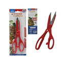 FamilyMaid, Kitchen Scissors, 8.25", Black/Red (24 Pack)