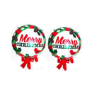 FamilyMaid, Christmas Wreath, Foil Balloon, Helium, 18.9"X24.8"H, 1 ct (24 Pack)