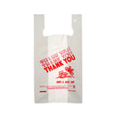 Plastic Bags, White, Heavy Duty, 12" x 7"x 22", 200 ct (200 Pack)