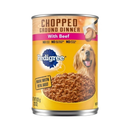 Pedigree, Chopped Ground Dinner Adult Wet Dog Food with Beef, 13.2 oz (12 Pack)