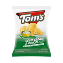 Tom's, Potato Chips Sour Cream & Onion, 5 oz (9 Pack)
