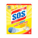 S.O.S., Steel Wool Soap Pads, 10 ct (6 Pack)