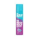 Rave, 4x Mega Unscented Hairspray, 11 oz (3 Pack)